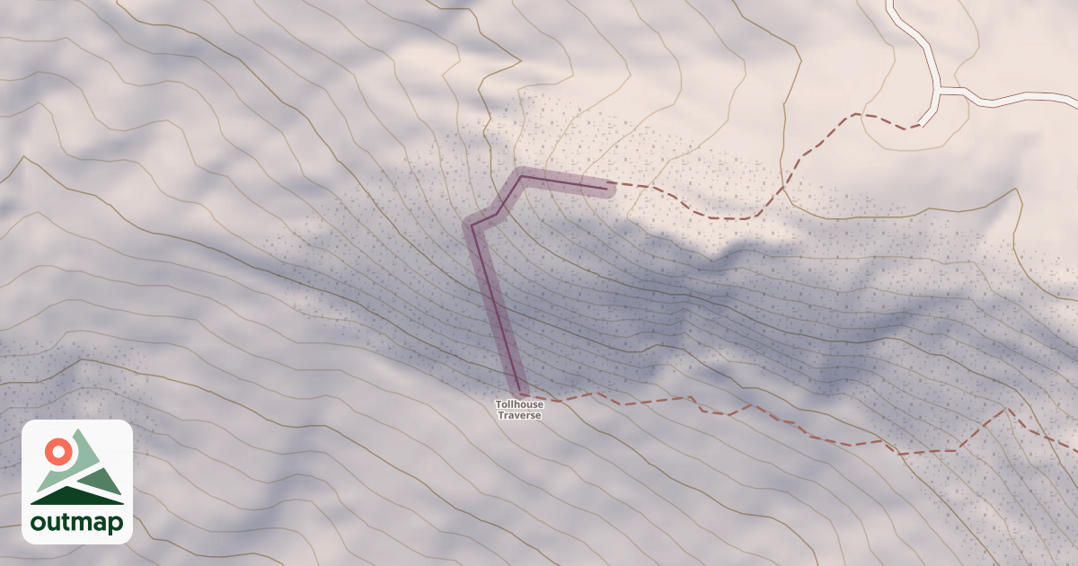 Map of Tollhouse Traverse