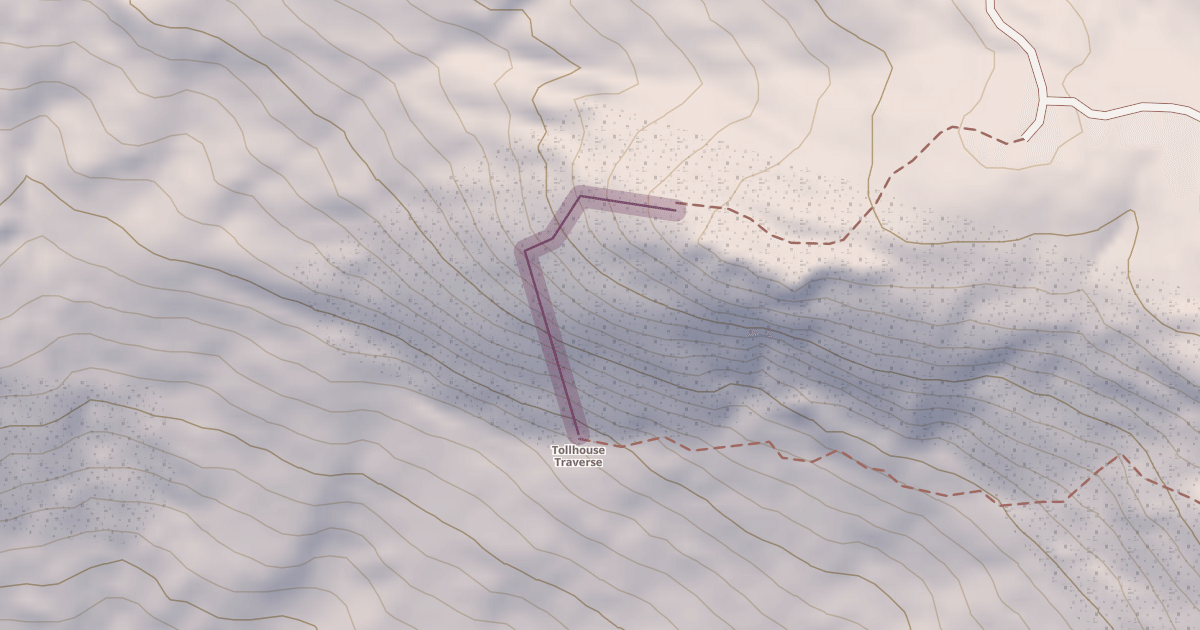 Map preview of Tollhouse Traverse