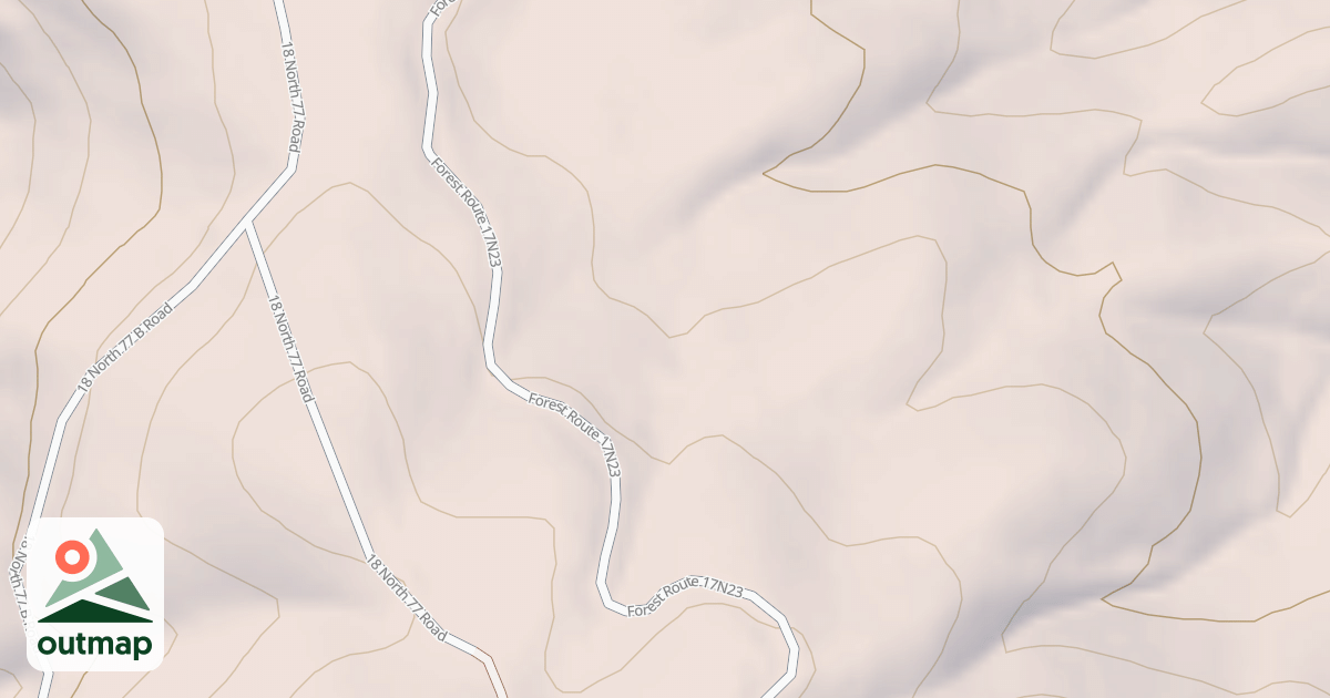 Map of PINE MOUNTAIN