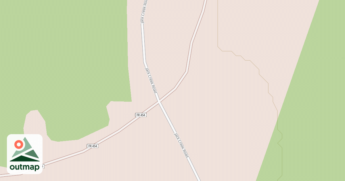 Map of JACK CREEK SPUR 1G