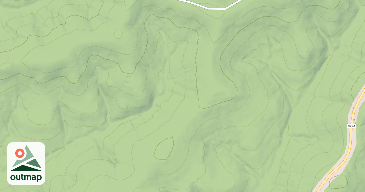 Map of NORTH SINKING RIDGE SPUR A