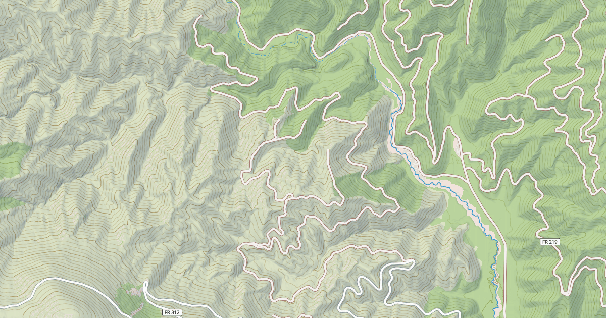 Map preview of PAQUA CREEK