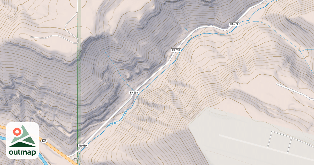 Map of DEEP CREEK