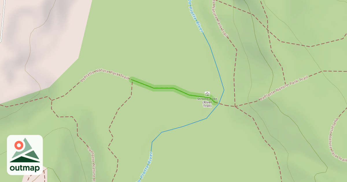 Map of LaPlatte Nature Park Trail