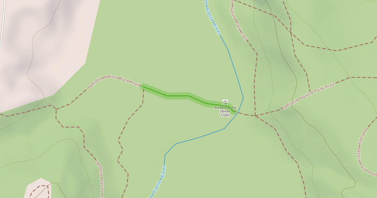 Map preview of LaPlatte Nature Park Trail