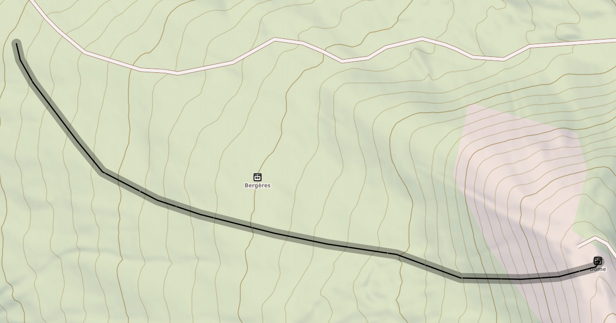 Map preview of Tête Dure