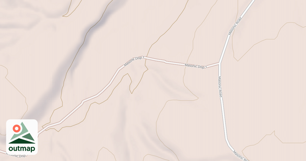 Map of MASONIC DISP 1