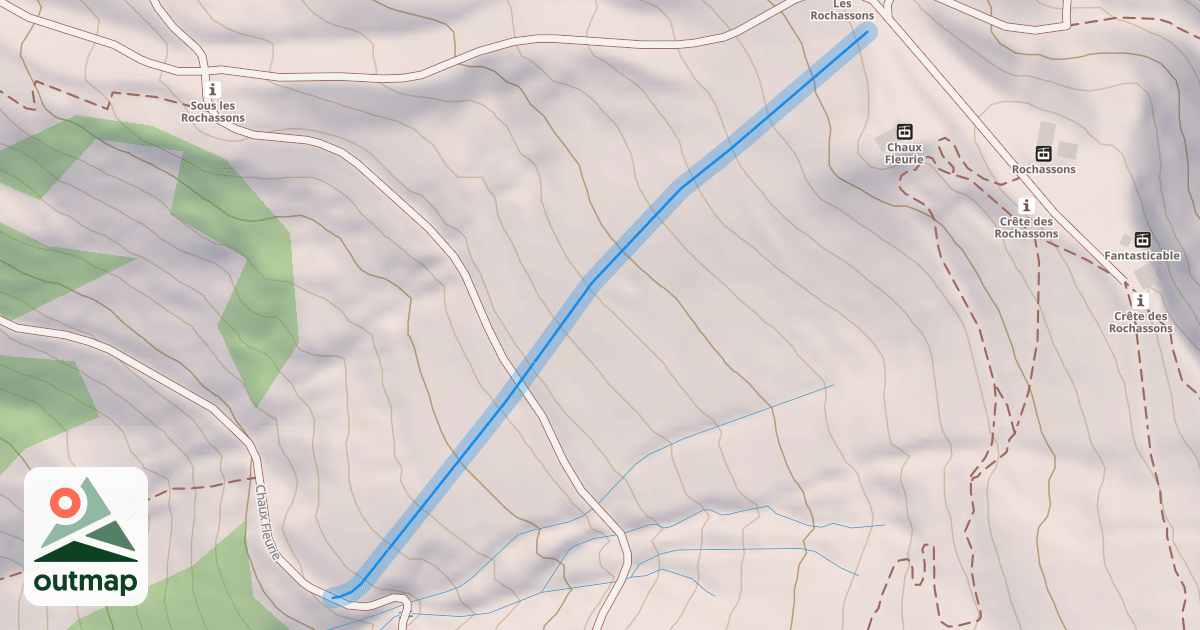Map of Chaux Fleurie