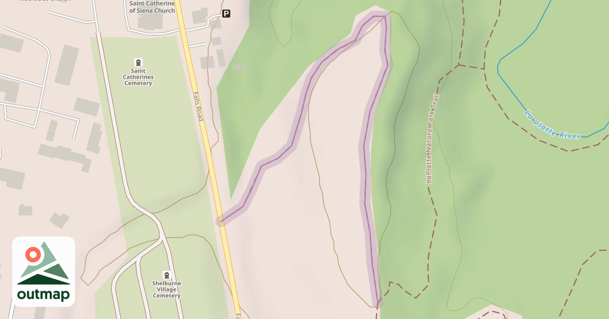 Map of LaPlatte Nature Park Trail