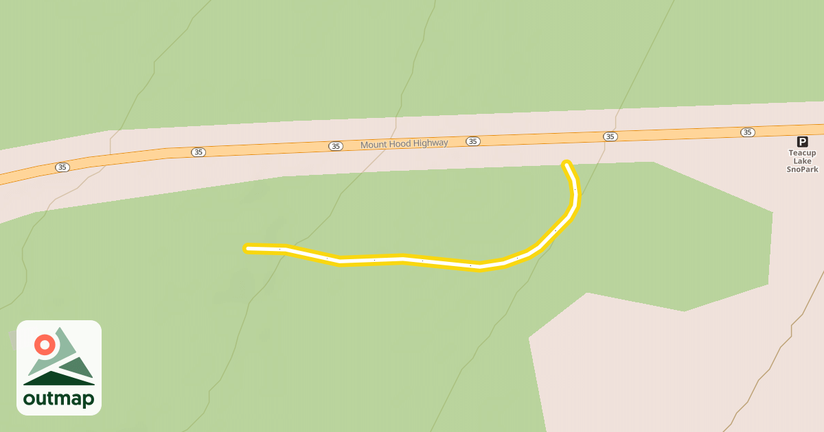 Map of Snow Park Access Trail