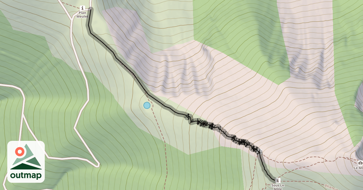 Map of La Verticale