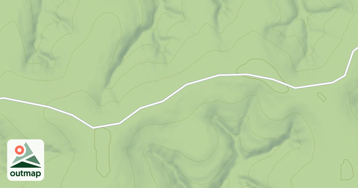 Map of NORTH KOFFER RIDGE (BAXTER)