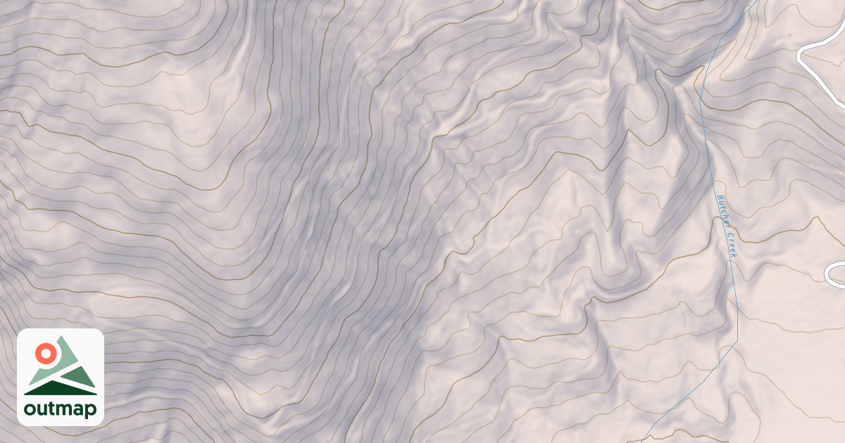 Map of BUTCHER CREEK SPUR