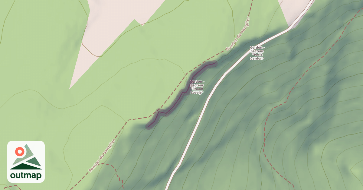 Map of Cerdon - Secteur "Rhaah Lovely"