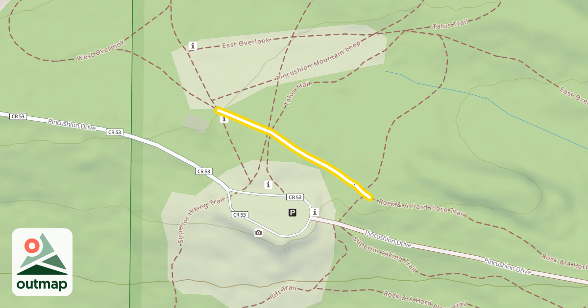 Map of East Overlook