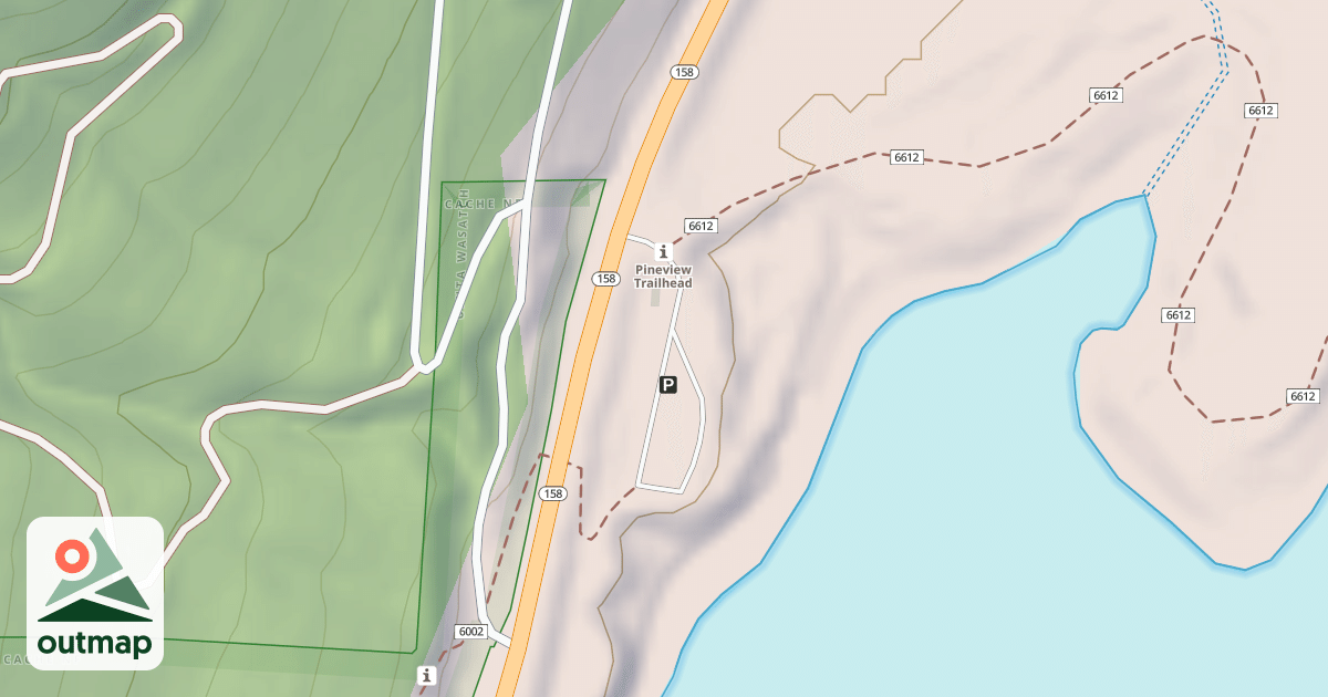 Map of PINEVIEW T.H
