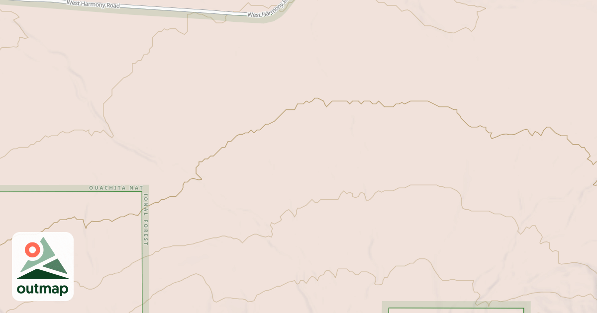 Map of POTEAU MTN M.U.T. - C
