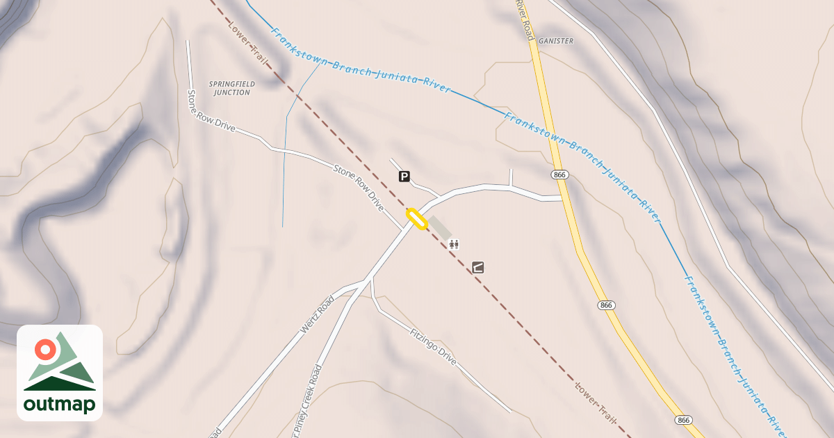 Map of Lower Trail