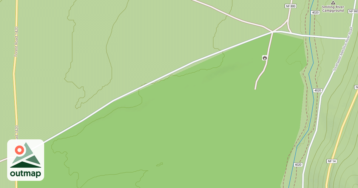 Map of USFS Motor Vehicle Use Map Roads {08C956BA-0A40-4A35-B82B-1D6EF74C01BA}