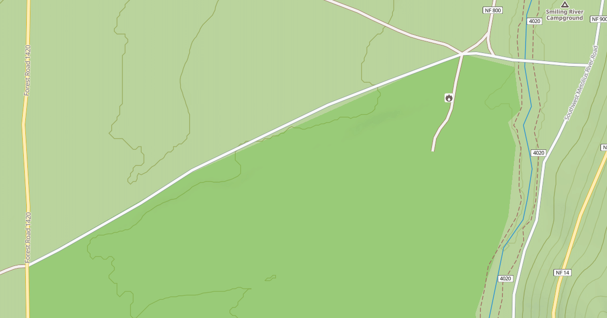 Map preview of USFS Motor Vehicle Use Map Roads {08C956BA-0A40-4A35-B82B-1D6EF74C01BA}