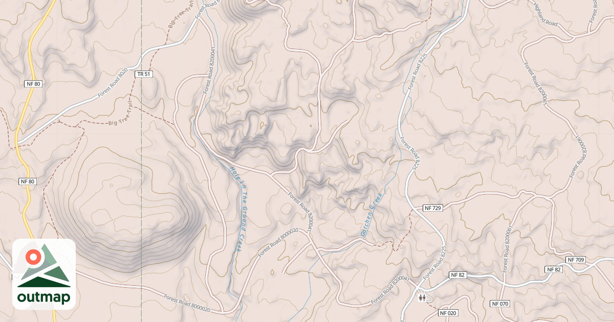 Map of SANDFLAT