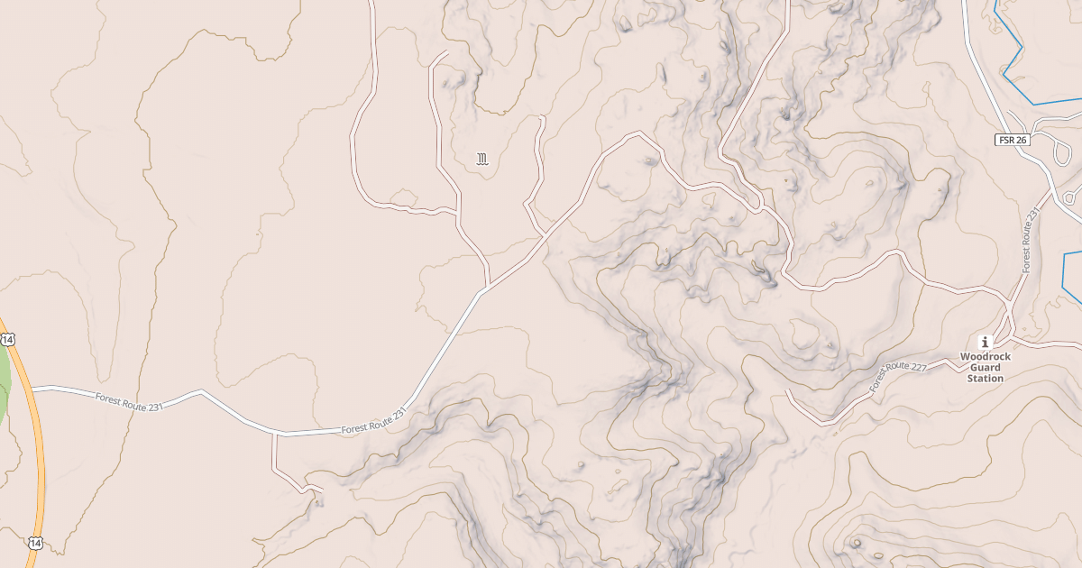 Map preview of WOODROCK