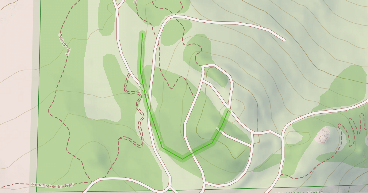Map preview of Rich's Run