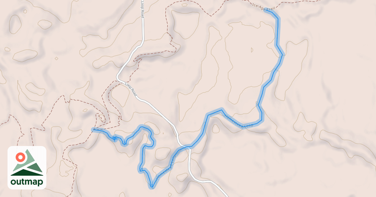 Map of Homestead Loop