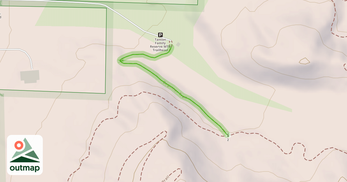Map of Beginner Trail