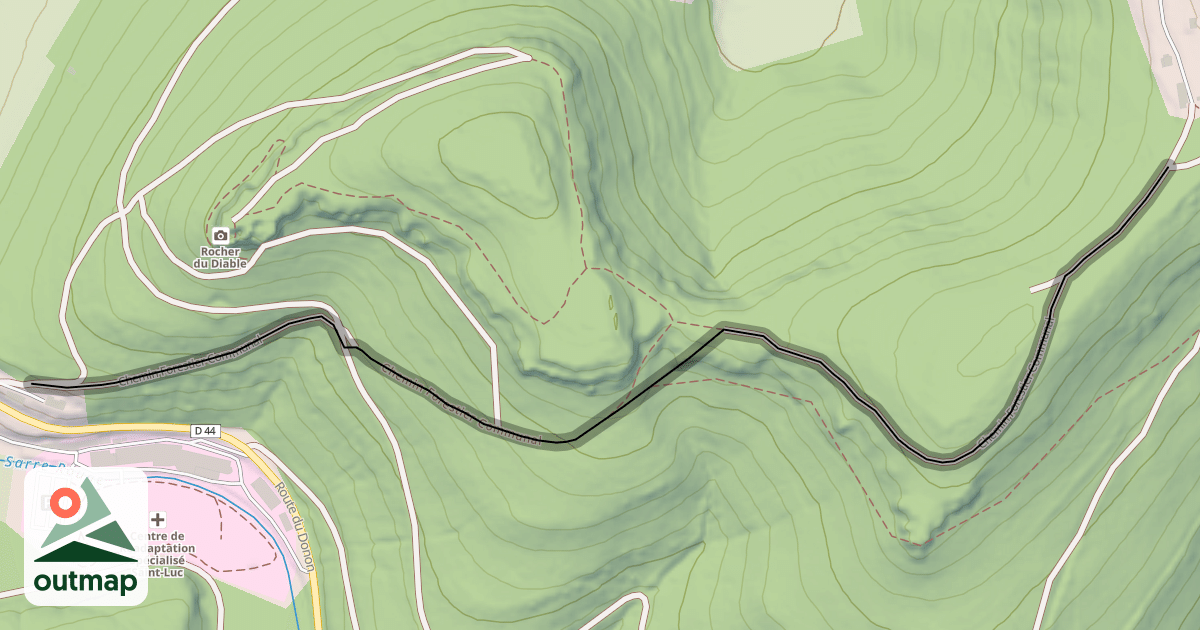Map of Chemin Forestier Communal