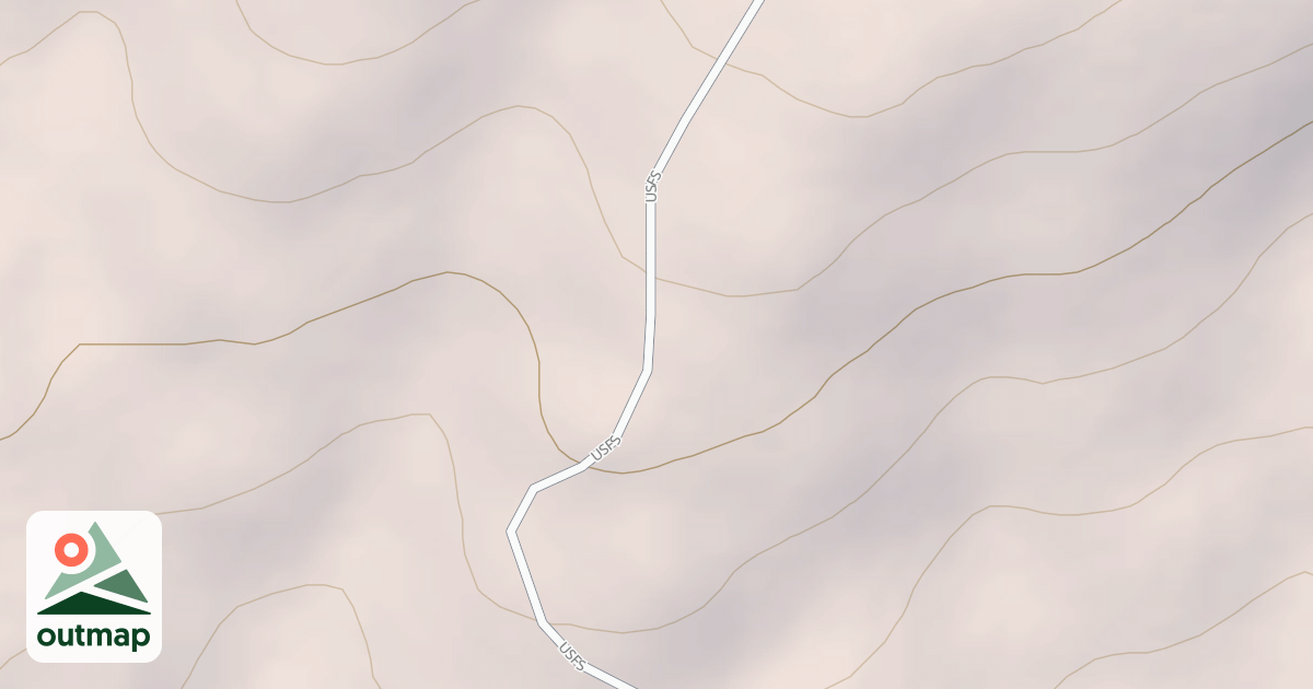 Map of Twin Lakes Road