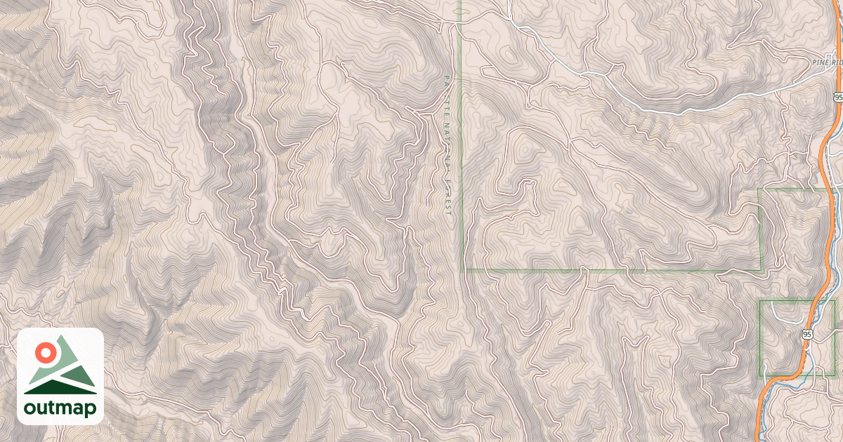 Map of BEAR GULCH