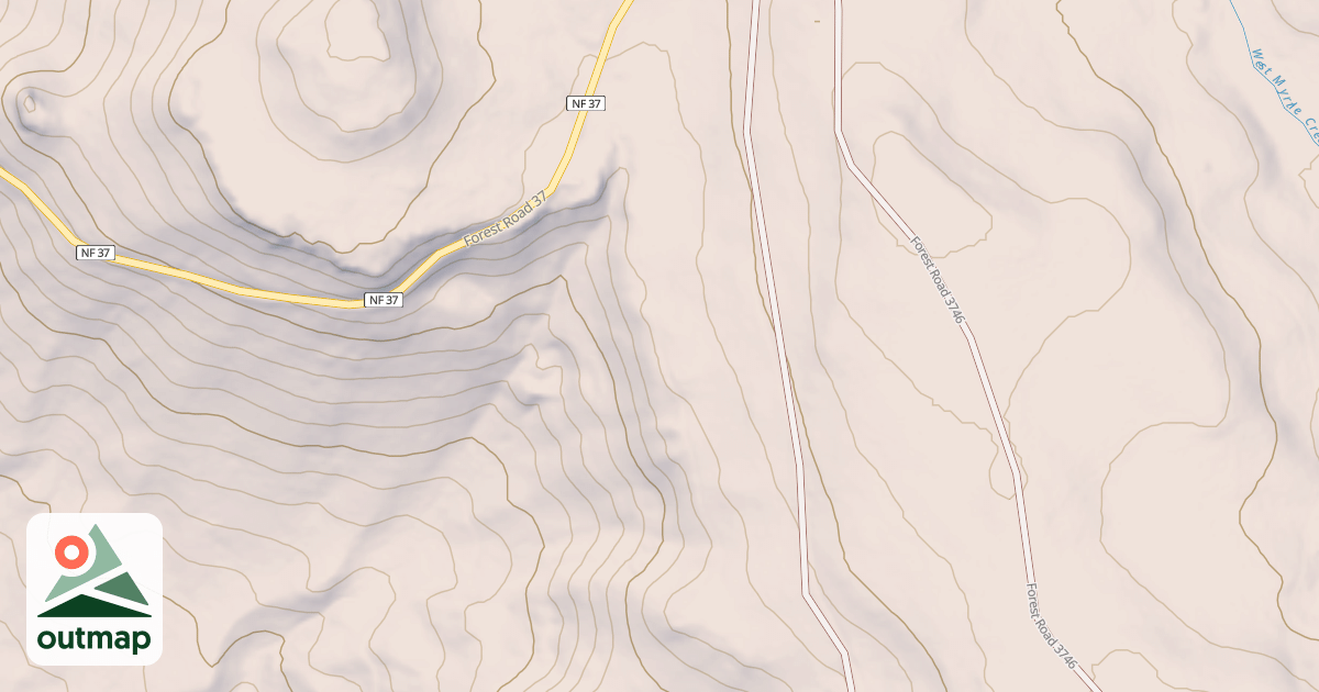 Map of USFS National Forest System Roads {0BEC7FEC-A598-4B45-826C-9132C8931482}
