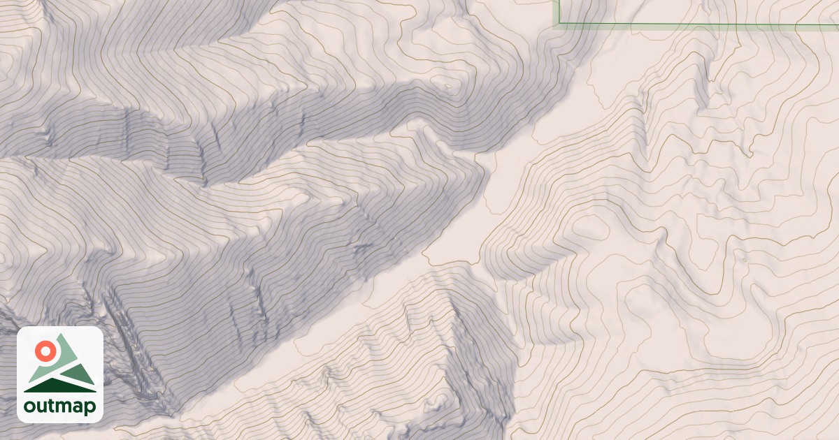 Map of CEDARVILLE CANYON