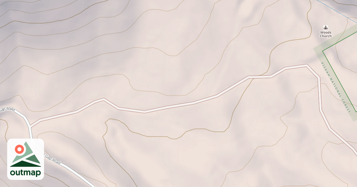Map of WOODS CEMETERY RD