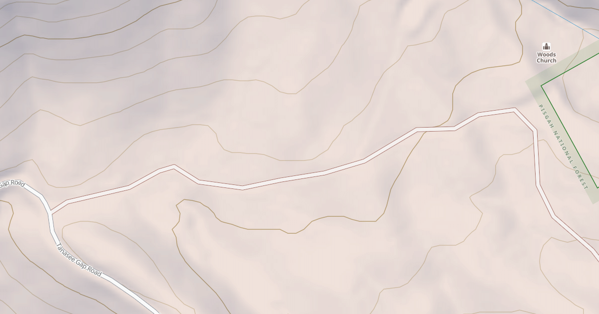 Map preview of WOODS CEMETERY RD