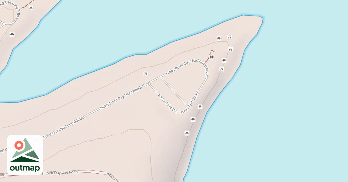 Map of HAWS POINT DAY USE LOOP B1