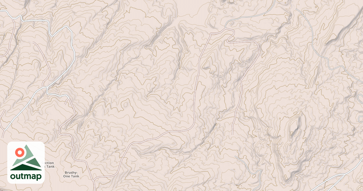 Map of USFS National Forest System Roads {D547B508-6AB4-49EB-805B-F43773D43A79}