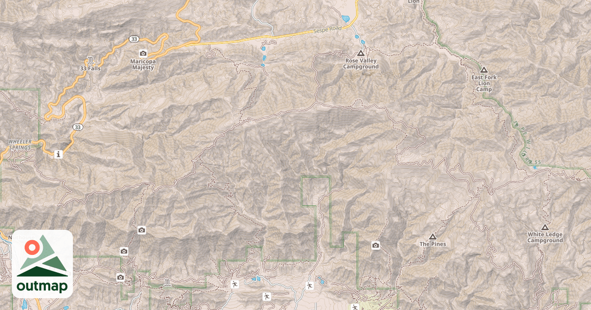 Map of NORDHOFF RD.