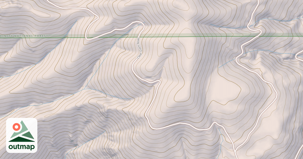 Map of CLEAR GULCH