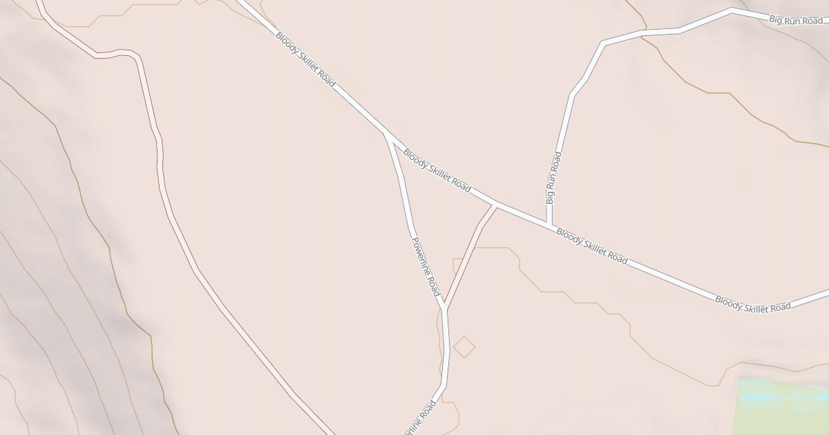 Map preview of Bloody Skillet ATV Trail