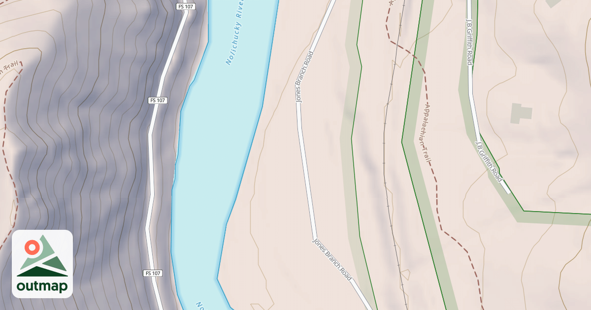 Map of CHESTOA PARKING 2