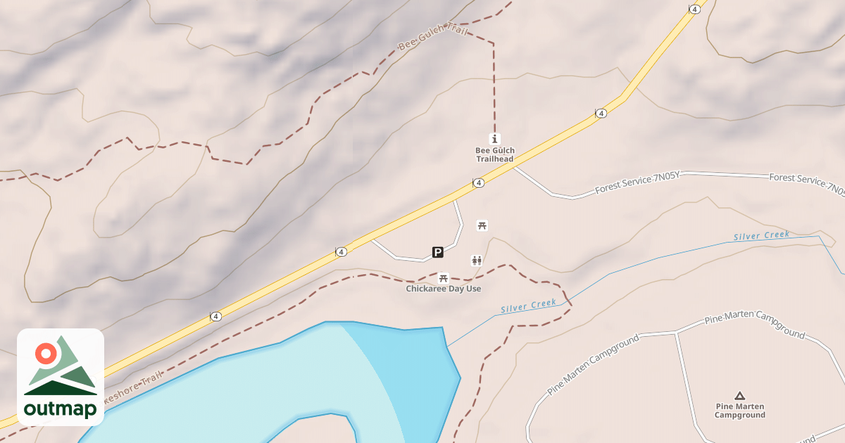 Map of CHICKAREE DAY USE