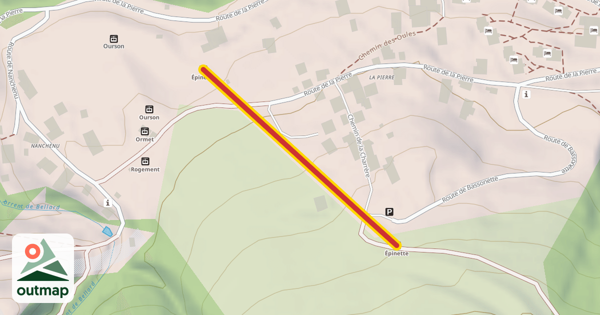 Map of Épinette