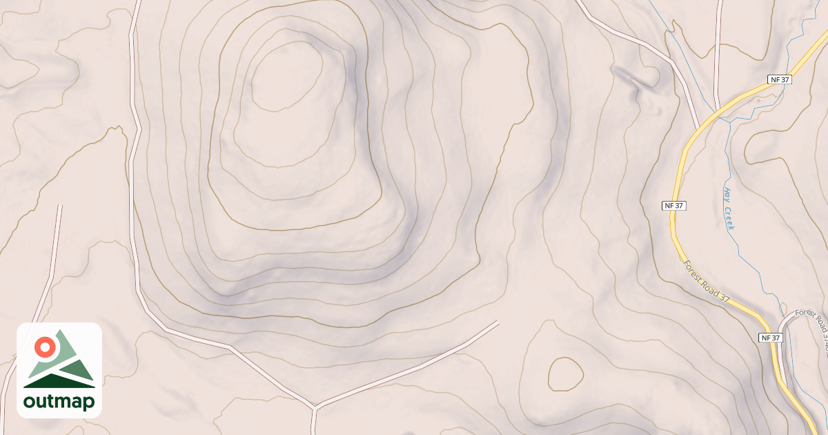 Map of USFS National Forest System Roads {250F7233-5037-41E2-9C3C-5C2CC29AE66E}