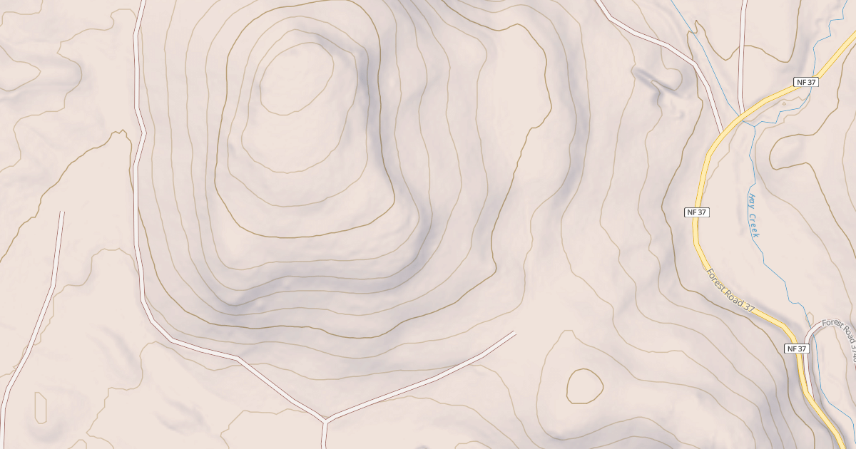 Map preview of USFS National Forest System Roads {250F7233-5037-41E2-9C3C-5C2CC29AE66E}