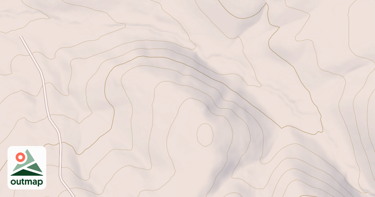 Map of SKULL CREEK SPUR A
