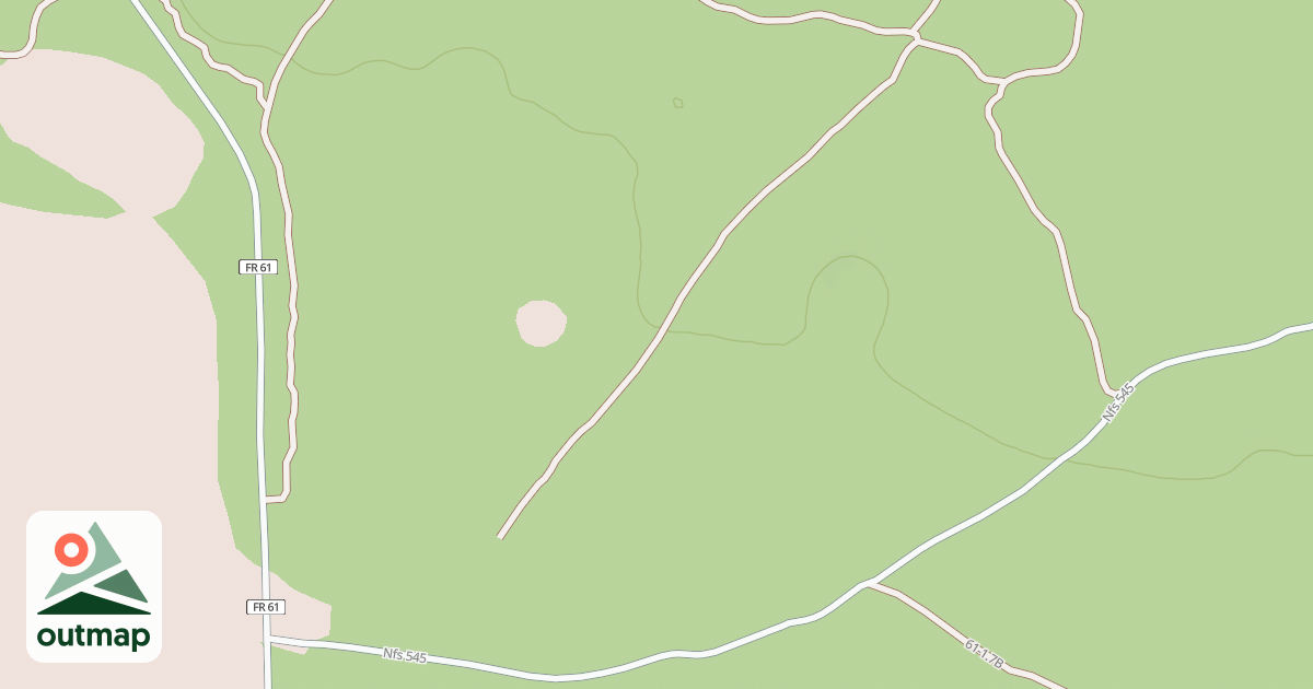Map of USFS National Forest System Roads {0ABB98A3-C35A-4FE7-B985-791475D078C4}