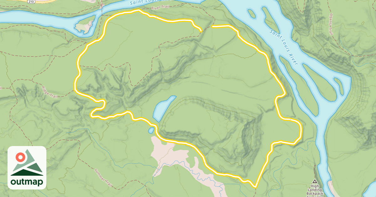 Map of Silver Creek Trail