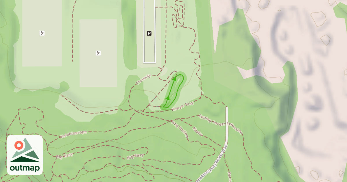 Map of Green Jump Line